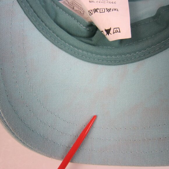 Patagonia Bear Light Teal & White Snapback Hat - Size: Adult(SMALL) - READ DESC - Picture 7 of 9